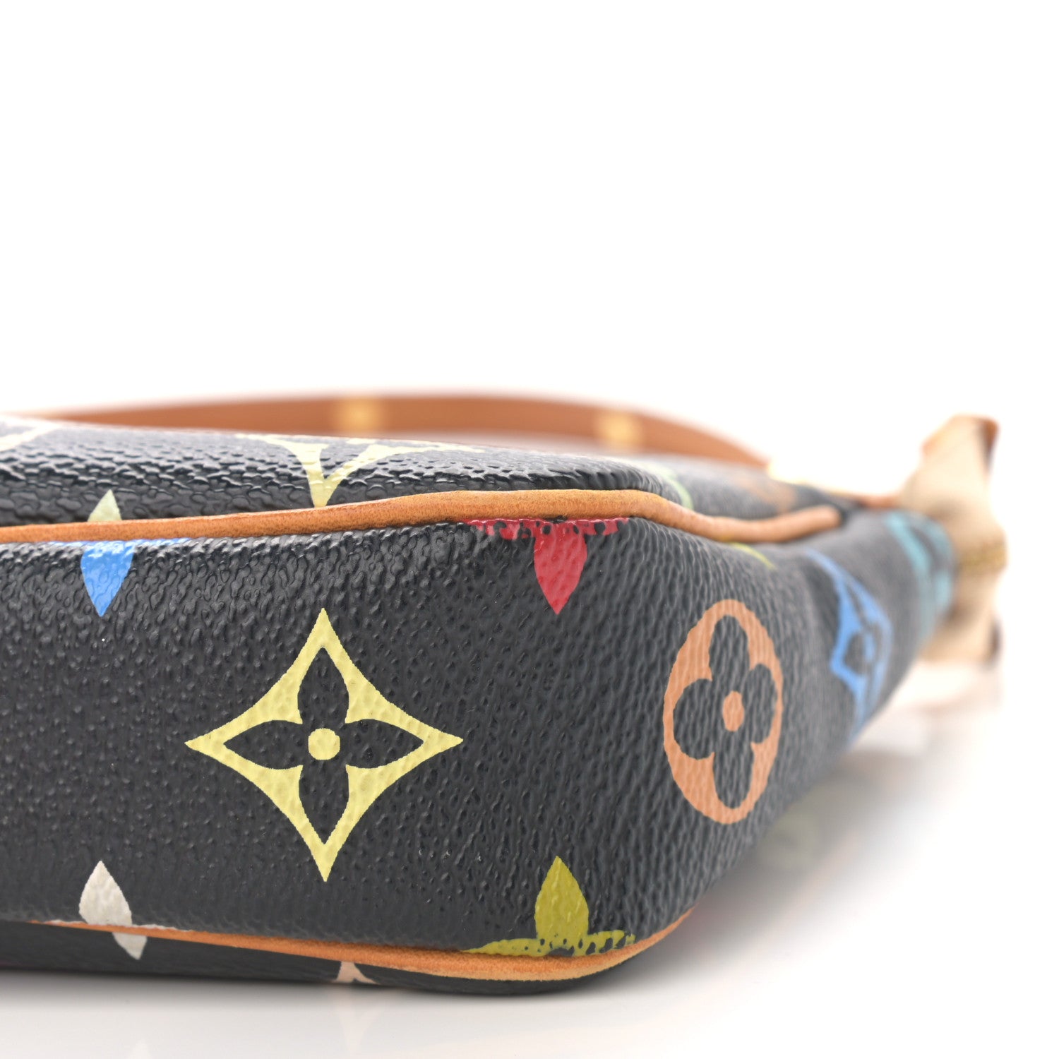 Louis Vuitton Monogram Multicolor Pochette Accessories Black 9 of 11