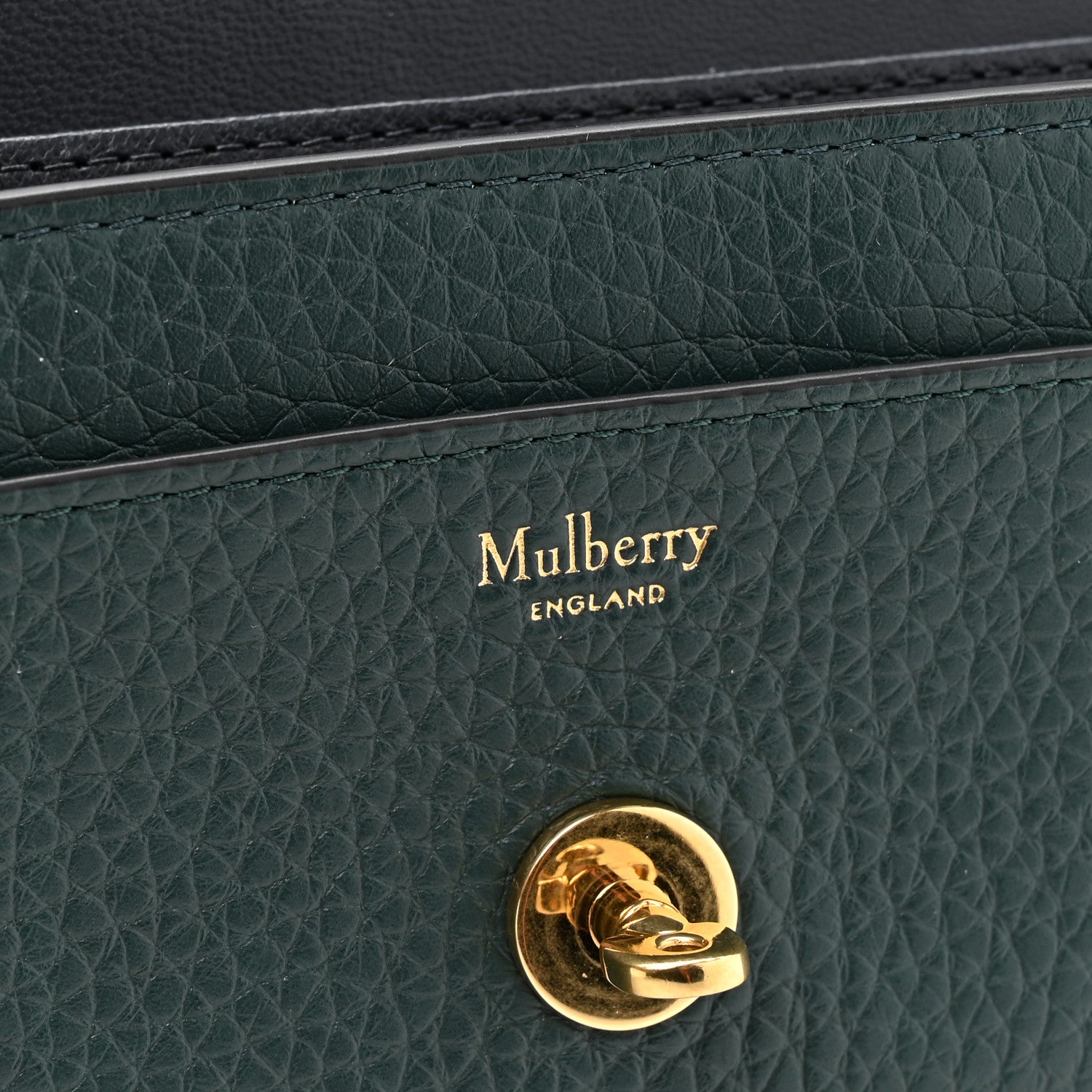 Mulberry Heavy Grain Darley Wallet Mulberry Green 7 of 9