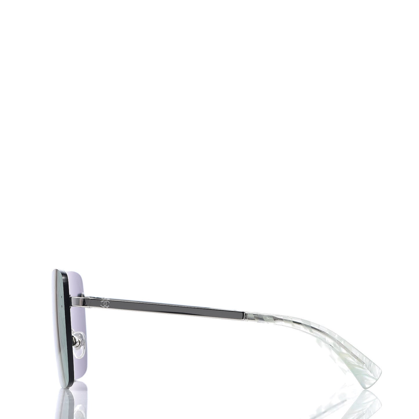Shield Runway Sunglasses 4215 Silver Purple