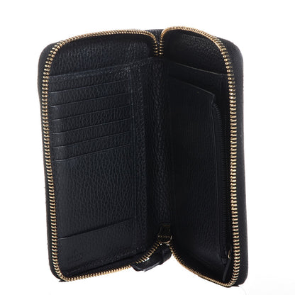 Gucci Dollar Calfskin Medium Swing Zip Around Wallet Black 5 of 8