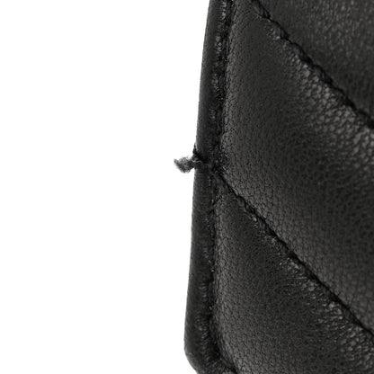 Saint Laurent Lambskin Matelasse Monogram Joe Backpack Black 11 of 11