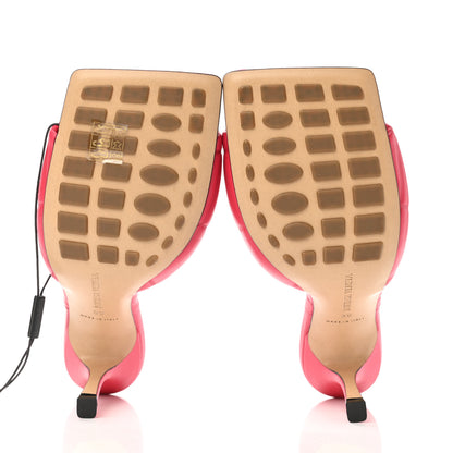 Bottega Veneta Nappa Quilted Rubber Lido Mule Sandals 39 Lollipop 5 of 7