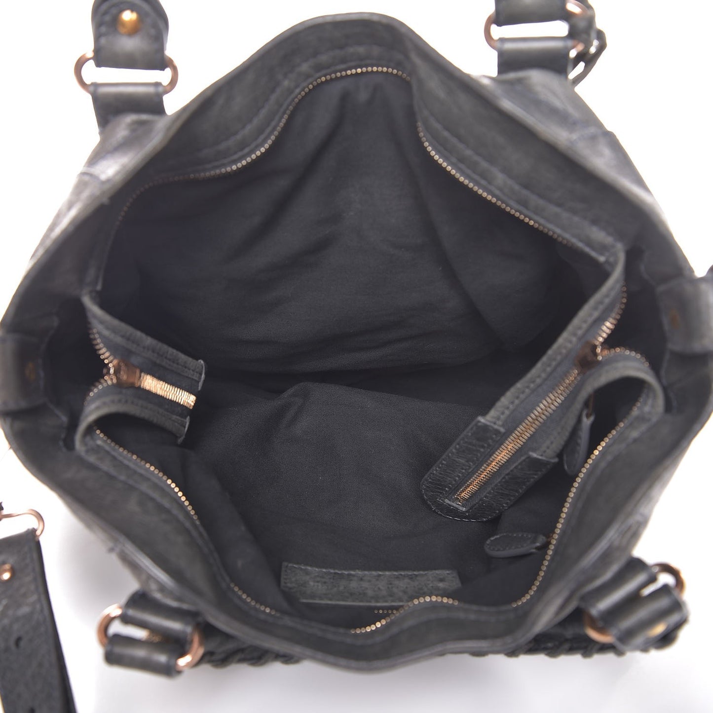 Agneau Giant 12 Rose Gold Hardware Velo Anthracite