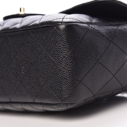 Chanel Caviar Quilted Jumbo Single Flap Black 11 of 12