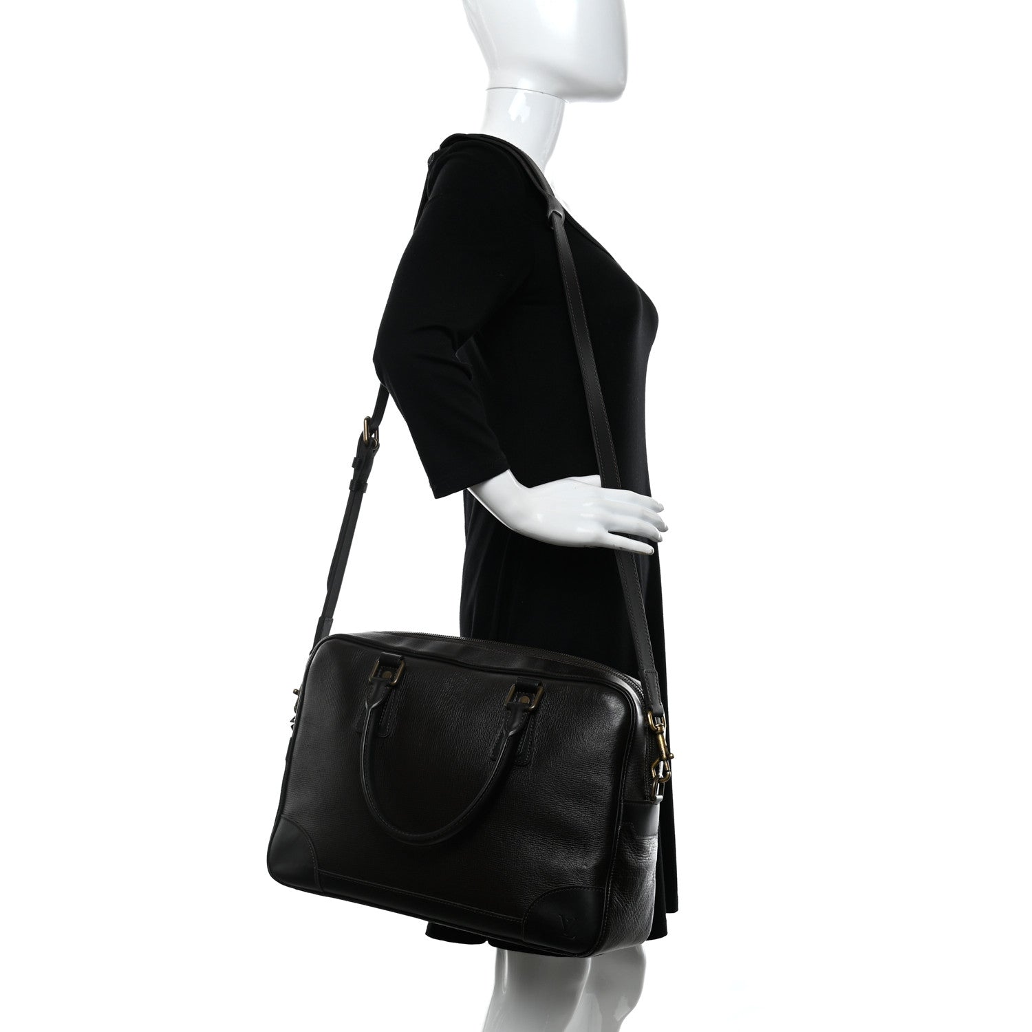 Louis Vuitton Utah Acoma Briefcase Coffee 2 of 11