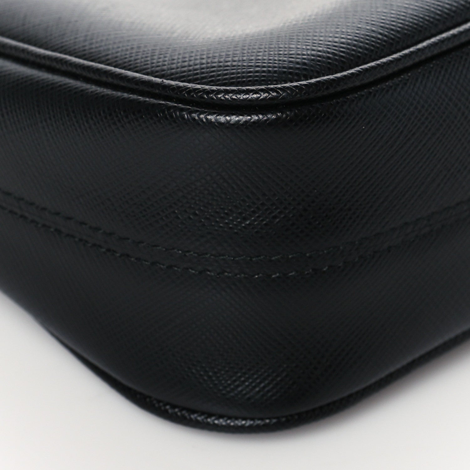 Prada Saffiano Lux Re-Edition 2005 Shoulder Bag Black 10 of 11