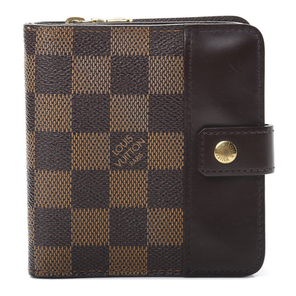 Louis Vuitton Damier Ebene Zippe Zipped Compact Wallet 1 of 14