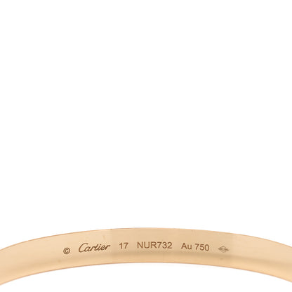 Cartier 18K Yellow Gold LOVE Bracelet 17 4 of 5
