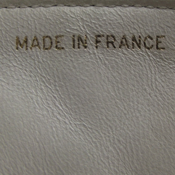 Lambskin Quilted Flap White