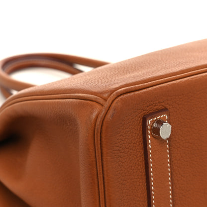 Hermes Natural Barenia Faubourg Birkin 35 Fauve 11 of 15