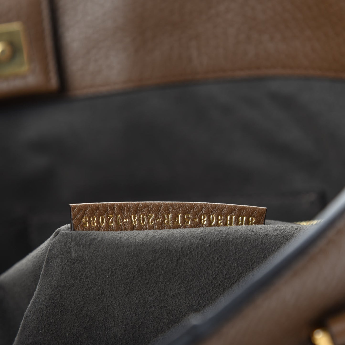 Cuoio Romano Selleria Medium FF Tote Brown