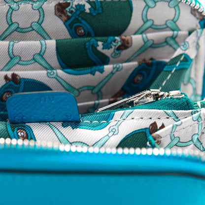 Hermes Epsom Silk'In Compact Wallet Bleu Zanzibar 6 of 8