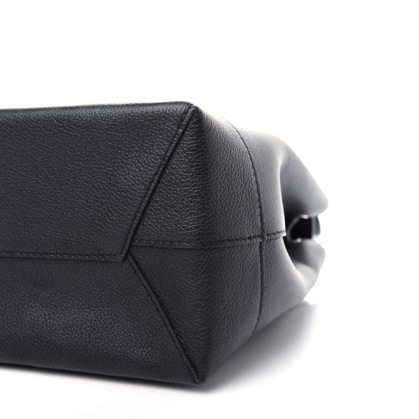 Calfskin Lockme Backpack Black
