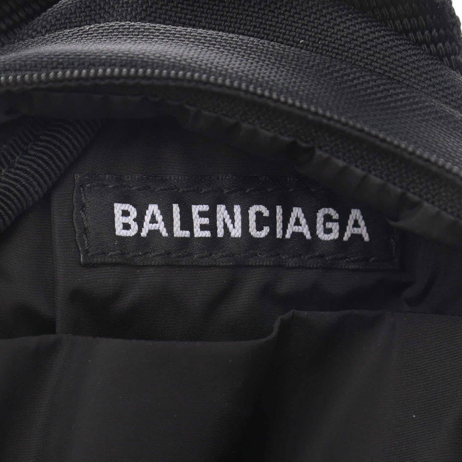 Balenciaga Recycled Casual Nylon Mini Oversized Backpack Black 6 of 9