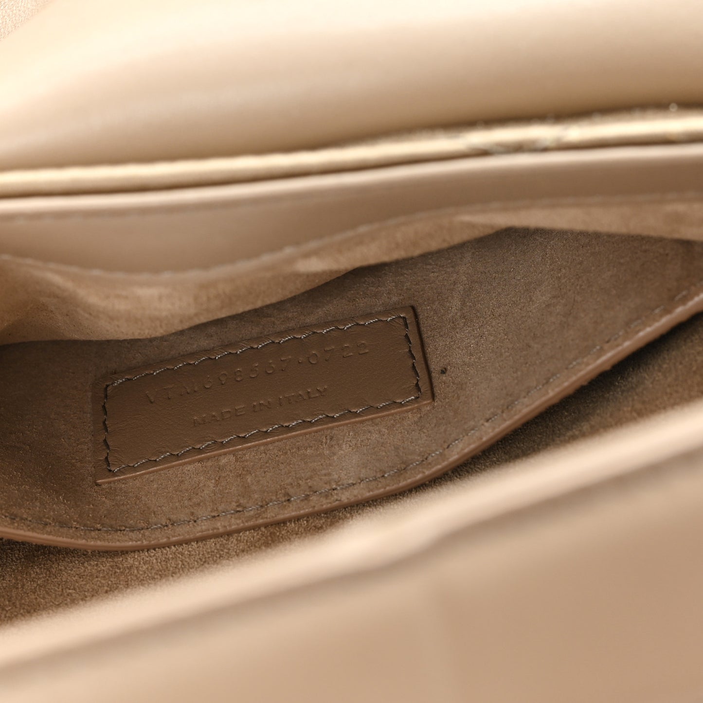 Satin Quilted Le 57 Diamond Shoulder Bag Mouse