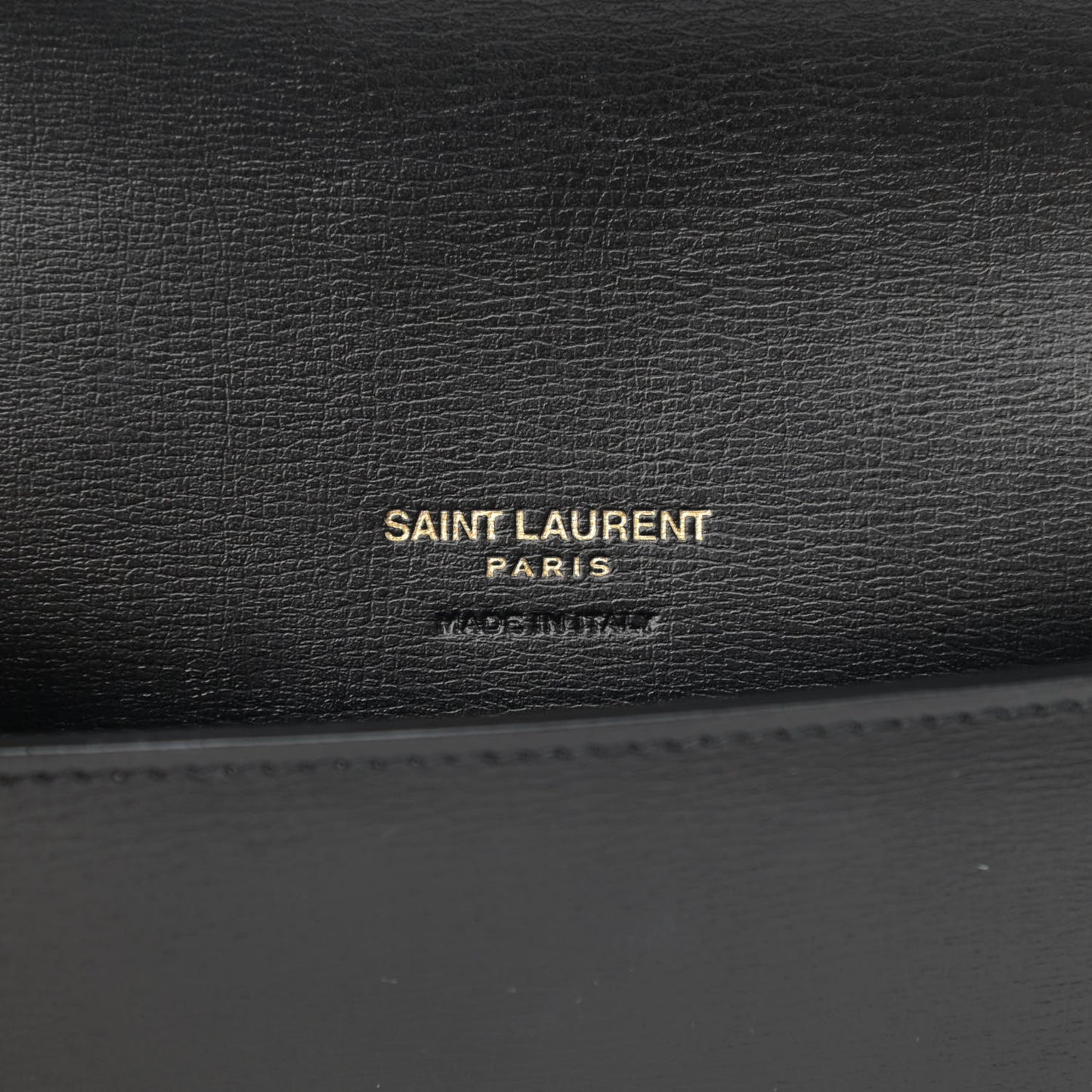 Smooth Calfskin Monogram Phone Holder Crossbody Black