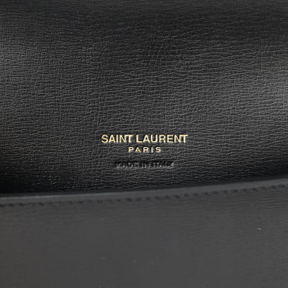 Saint Laurent Smooth Calfskin Monogram Phone Holder Crossbody Black 6 of 13