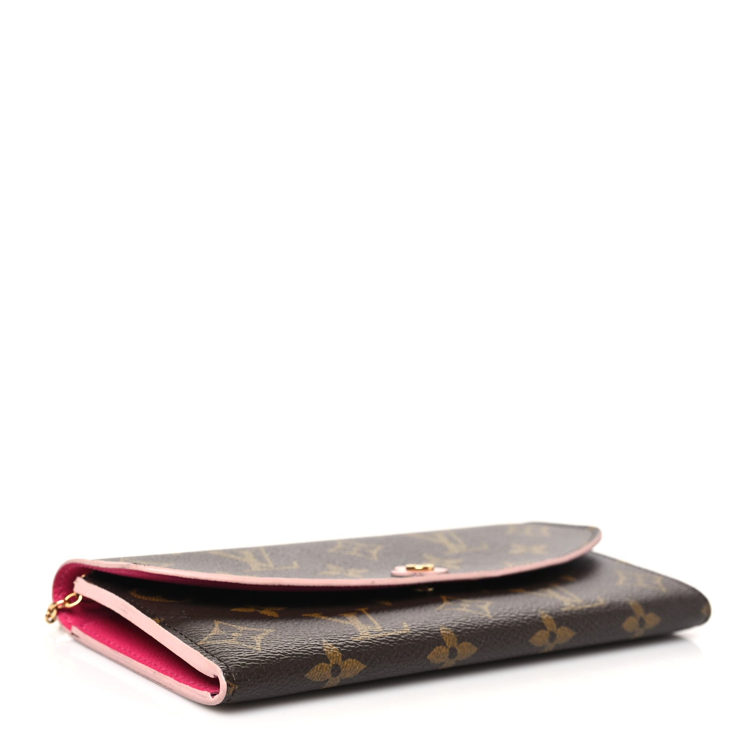 Louis Vuitton Monogram Bloom Flower Emilie Wallet Fuchsia 4 of 10