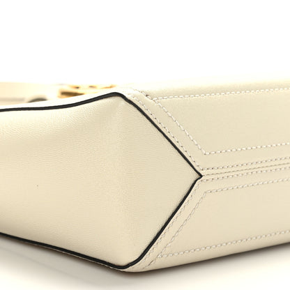 Gucci New Sakai Calfskin Lux Small Dahlia Tote Mystic White 8 of 9