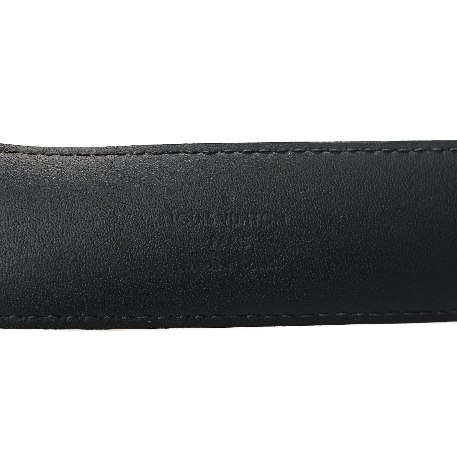 Louis Vuitton Damier Graphite Calfskin Belt 95 38 Black 5 of 7