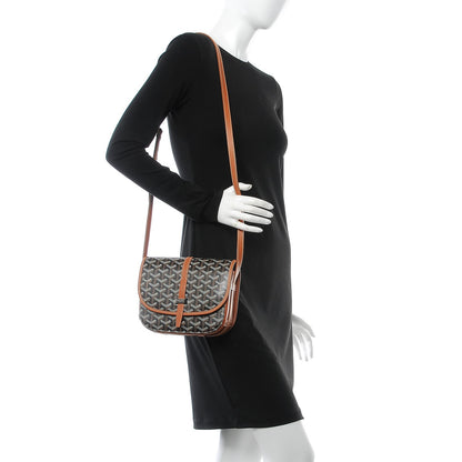 Goyard Goyardine Belvedere II PM Messenger Bag Black Gold 2 of 7