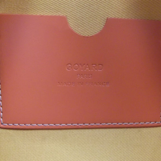 Goyardine Amakios PM Bowler Tote Bag Orange