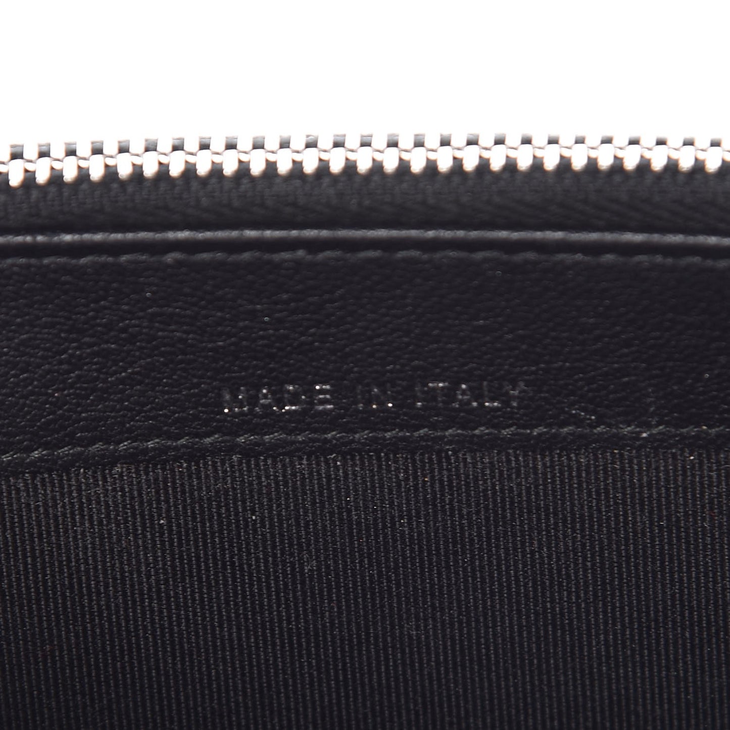 Lambskin Quilted CC Box Clutch With Chain Black