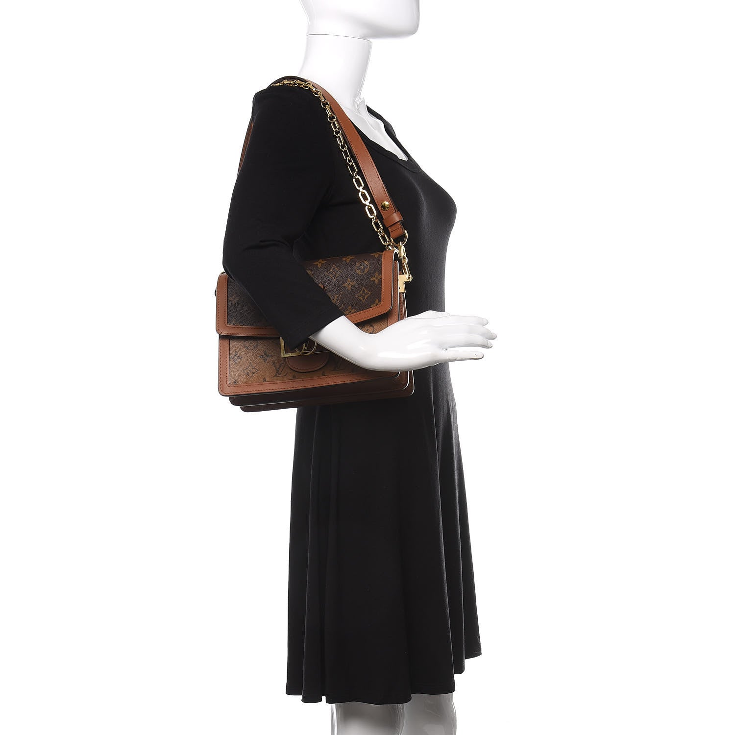 Louis Vuitton Reverse Monogram Dauphine MM 2 of 11