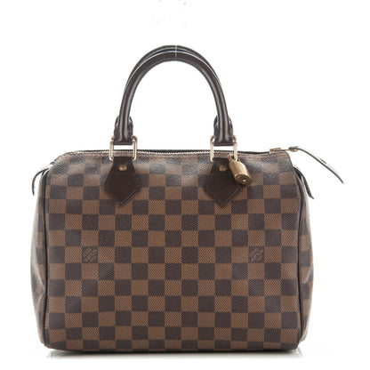 Louis Vuitton Damier Ebene Speedy 25 1 of 8