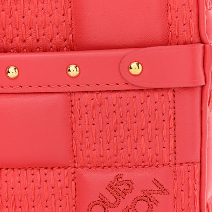 Louis Vuitton Lambskin Damier Quilt Troca PM Rose 10 of 14