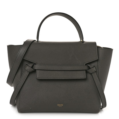 Celine Grained Calfskin Micro Belt Bag Grey 1 of 12