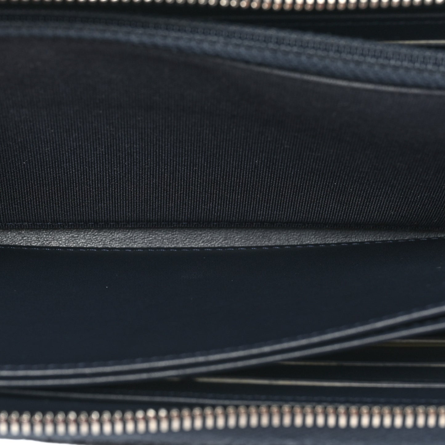 Caviar Quilted Large Gusset Zip Around Wallet Navy