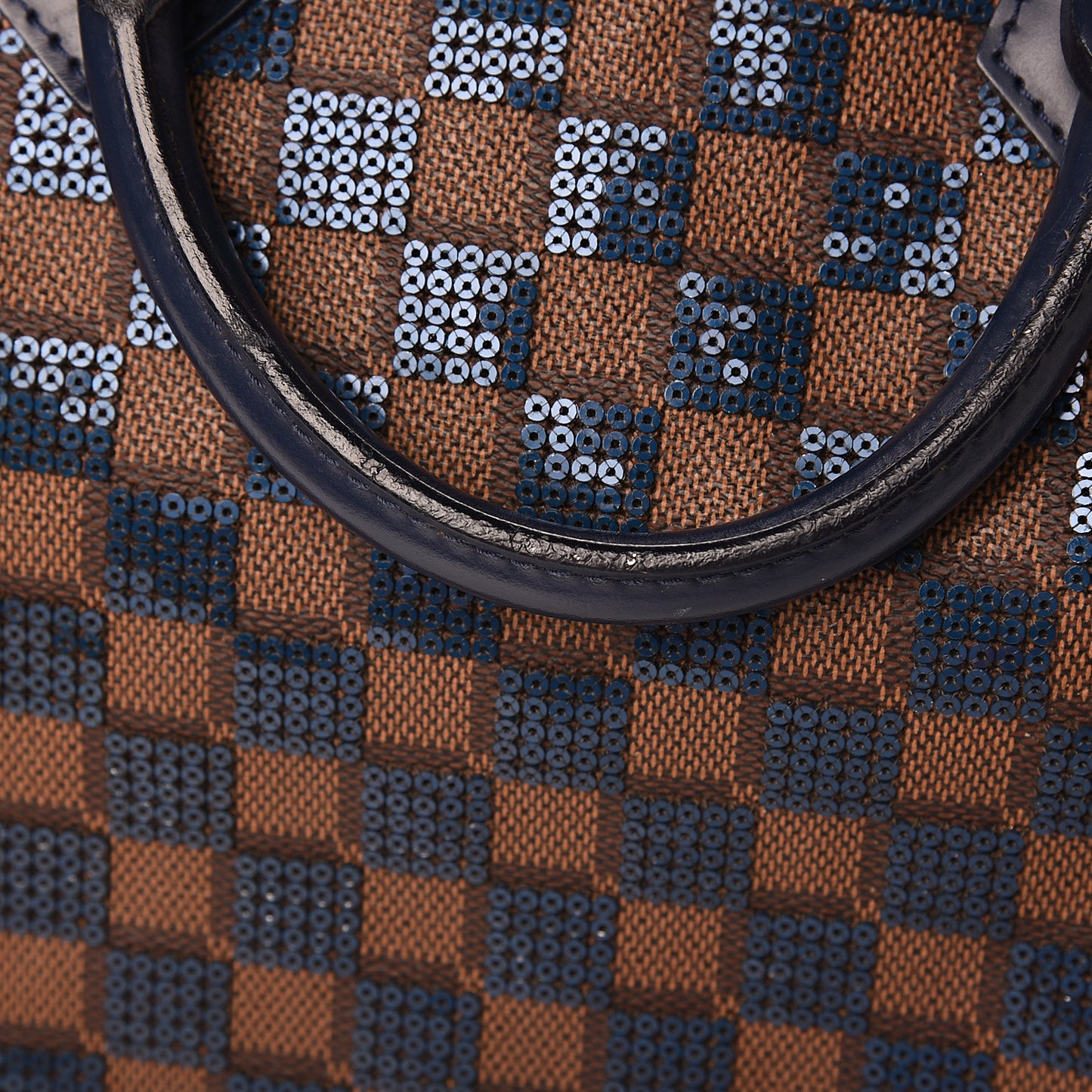 Damier Paillettes Speedy 30 Blue
