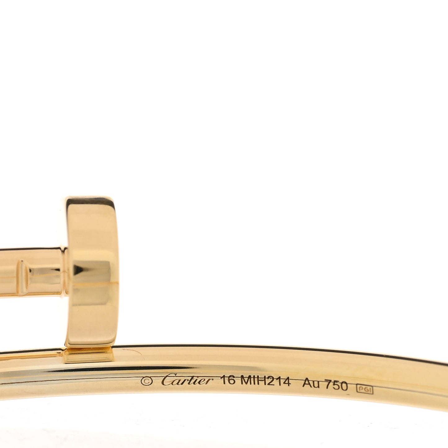 18K Yellow Gold Small Juste Un Clou Bracelet 16