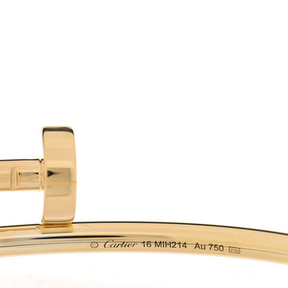Cartier 18K Yellow Gold Small Juste Un Clou Bracelet 16 3 of 5
