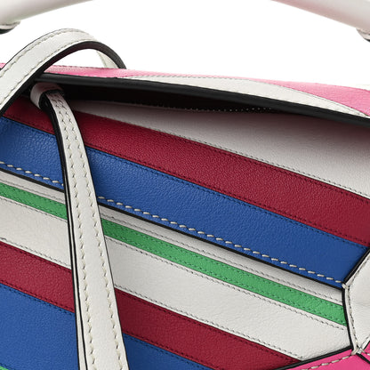Loewe Calfskin Mini Puzzle Edge Bag Grey Multicolor 7 of 9