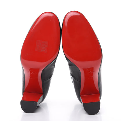 Christian Louboutin Nappa Stretch Gena 85 Bootie 37.5 Black 5 of 10