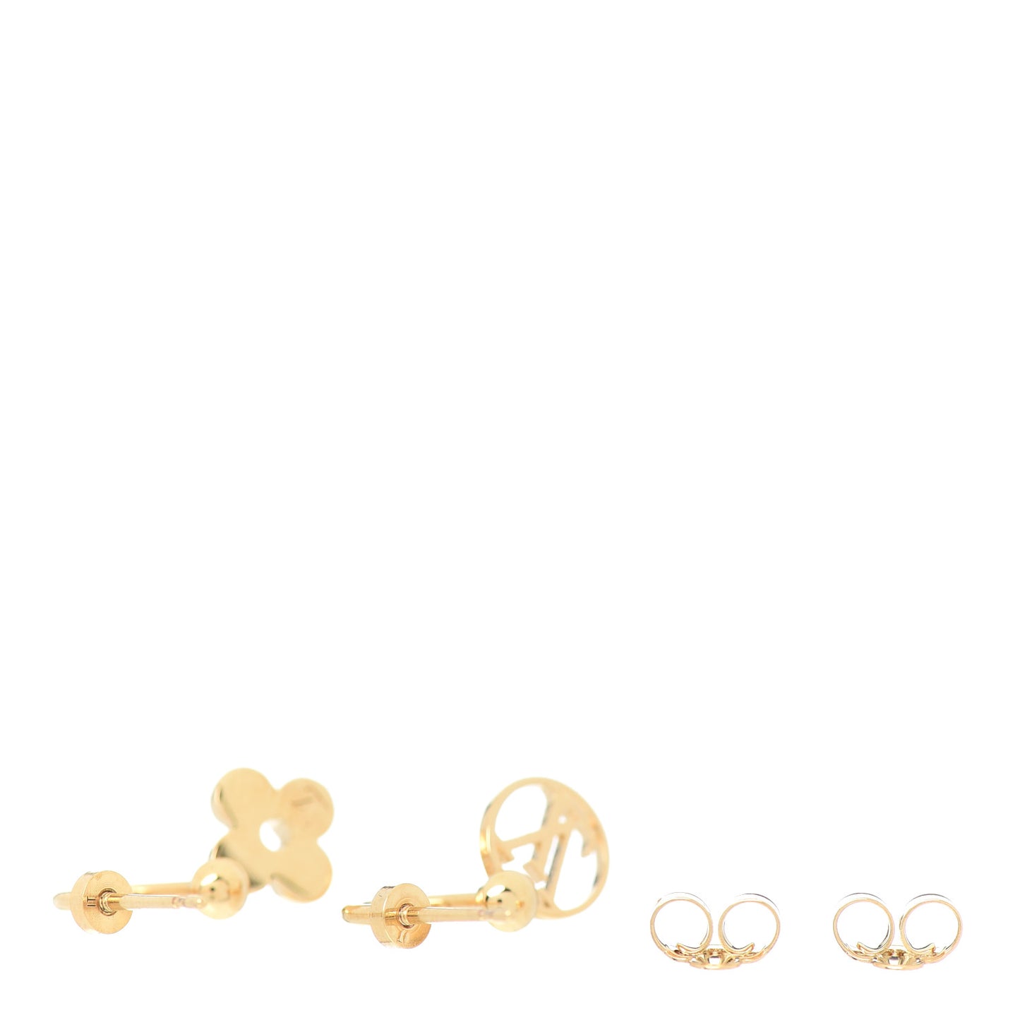 Brass Blooming Earrings Gold