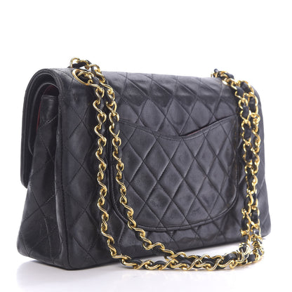 Chanel Lambskin Quilted Medium Double Flap Black 3 of 13