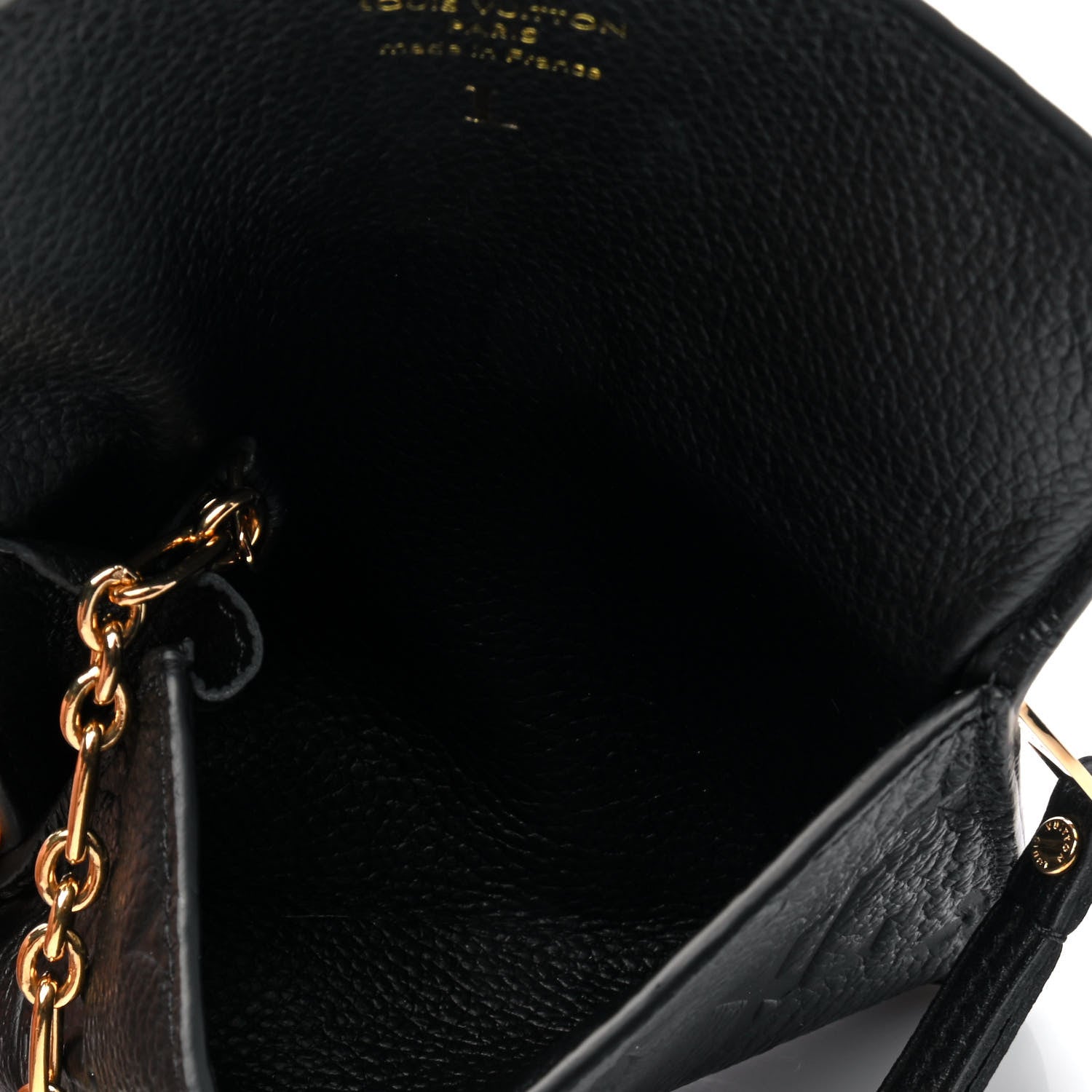 Louis Vuitton Empreinte Key Pouch Black 3 of 5