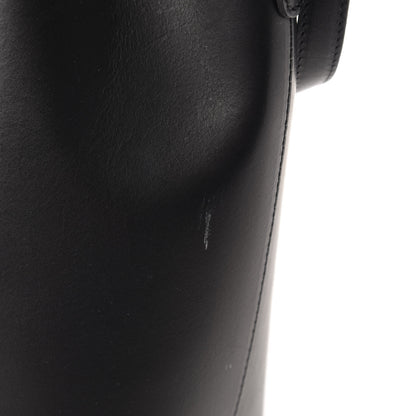 Mansur Gavriel Vegetable Tanned Calfskin Mini Bucket Bag Black Flamma 9 of 12