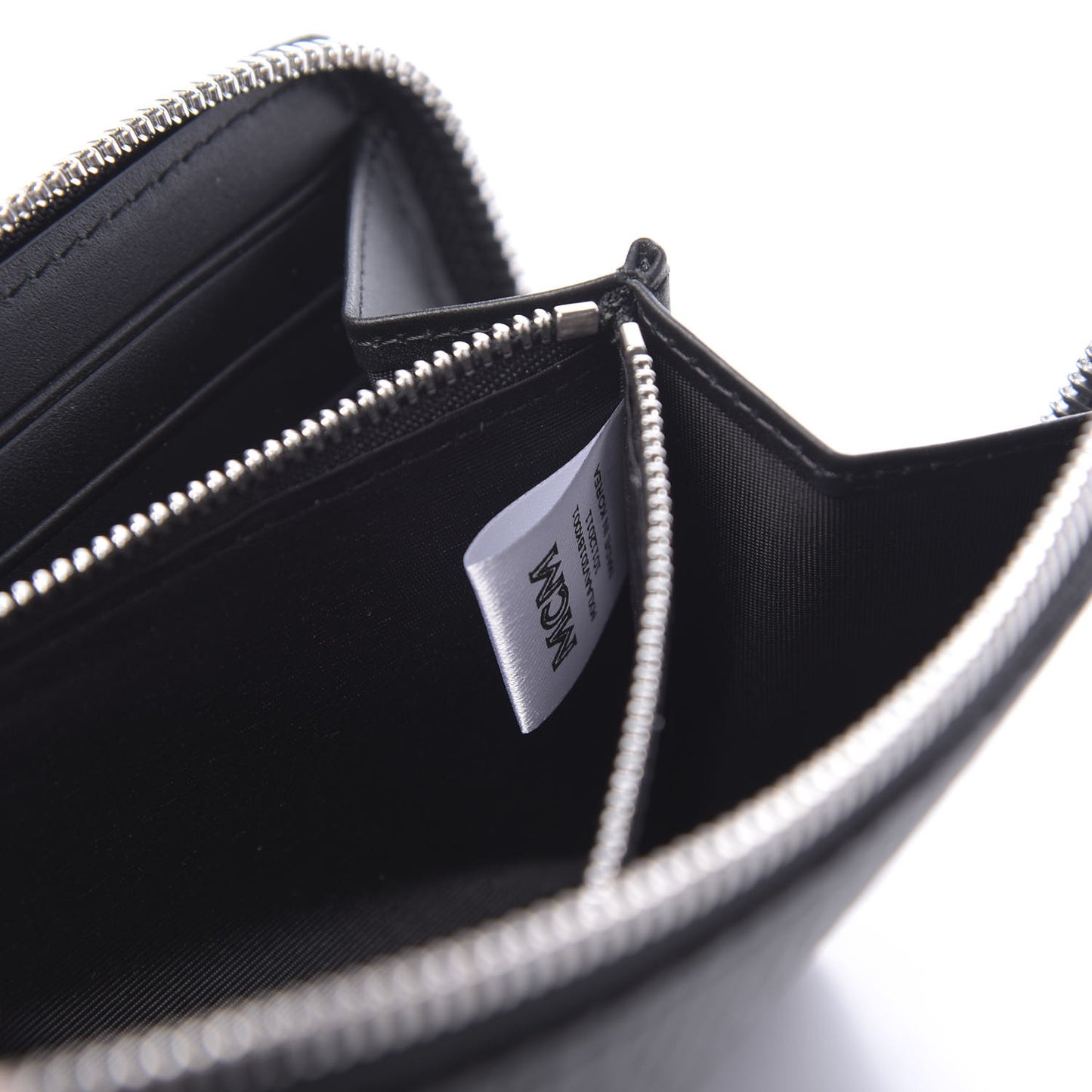 Visetos Large Zip Around Wallet Black