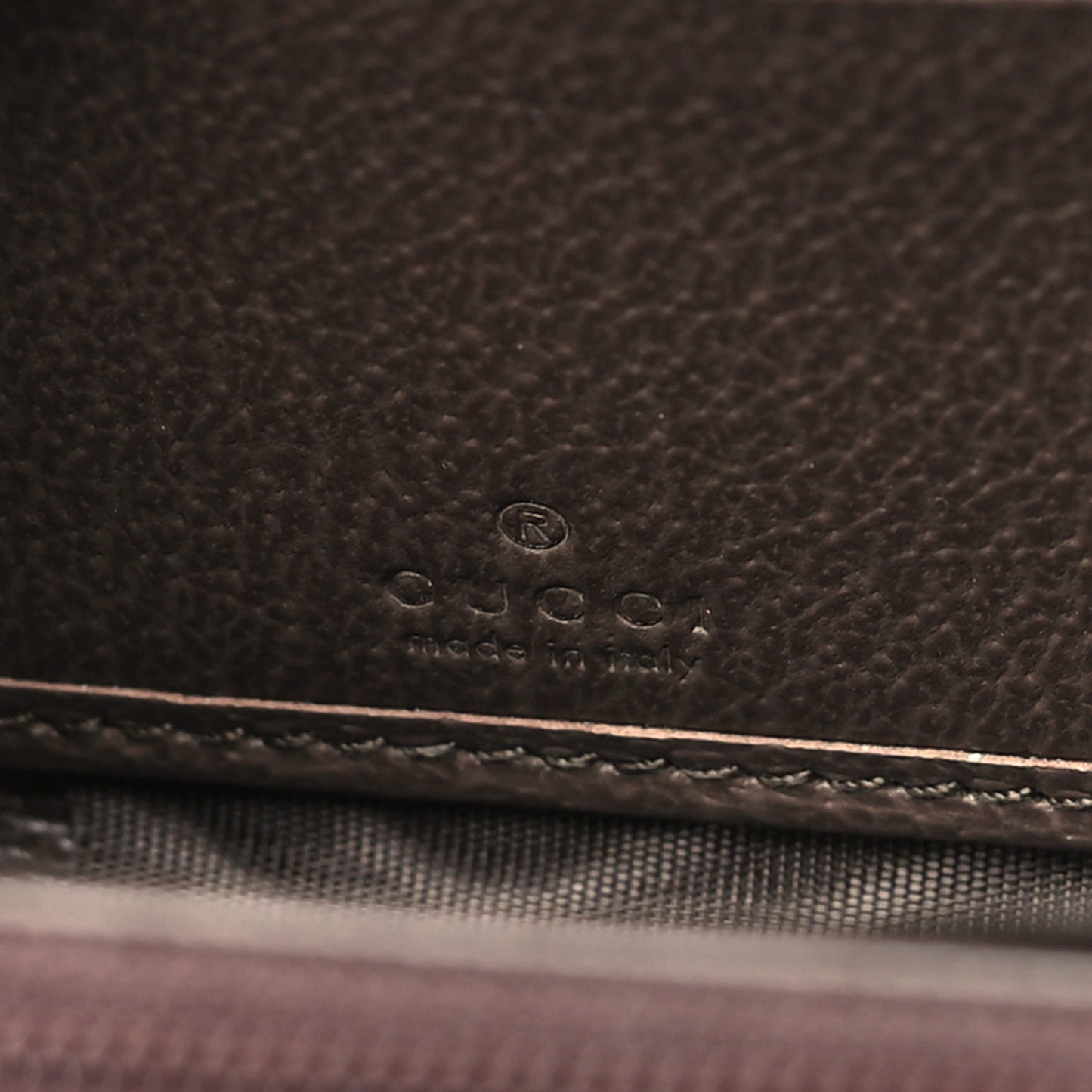 GG Supreme Monogram Web Ophidia Zip Around Wallet Brown