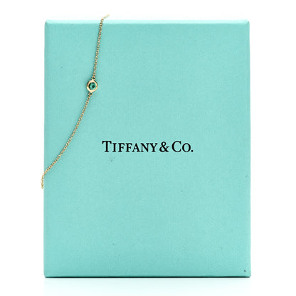 Tiffany 18K Yellow Gold Emerald Elsa Peretti Color By The Yard Bracelet 5 of 5