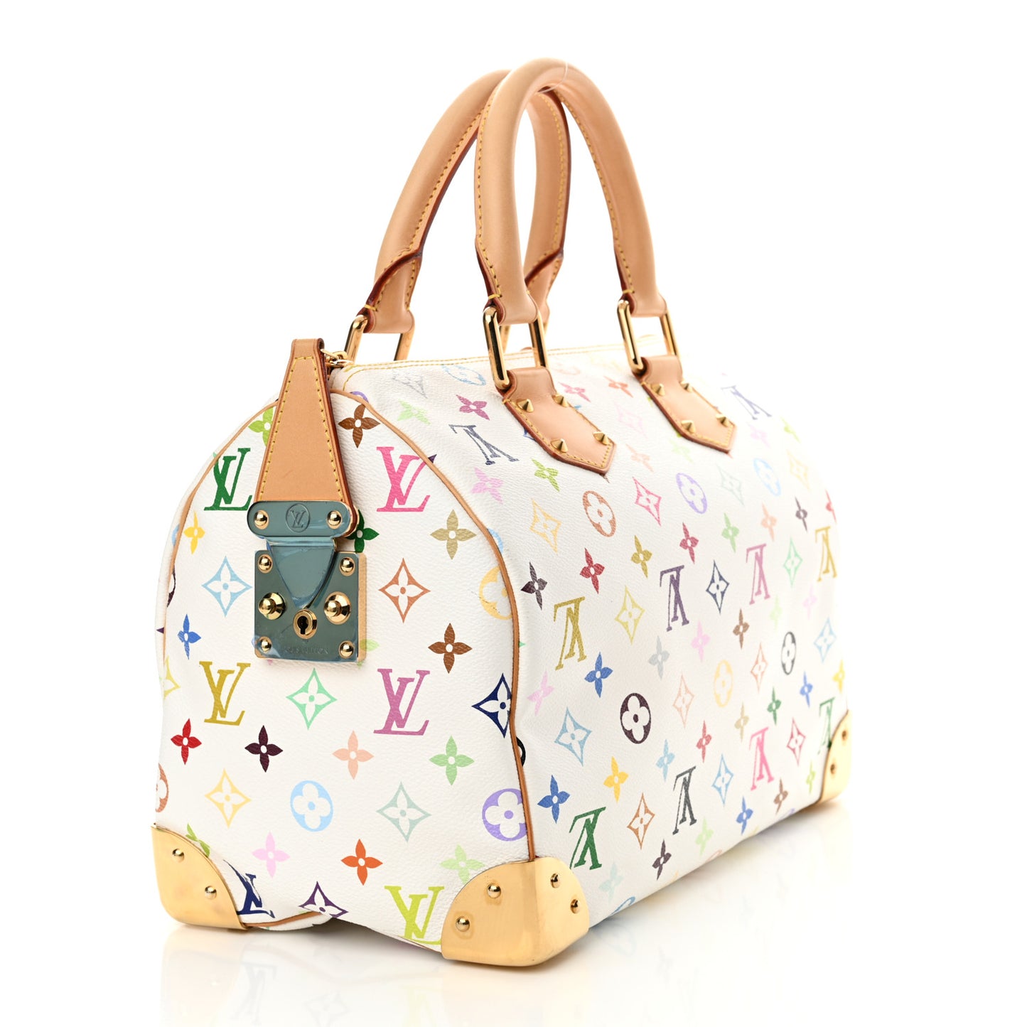 Monogram Multicolor Speedy 30 White