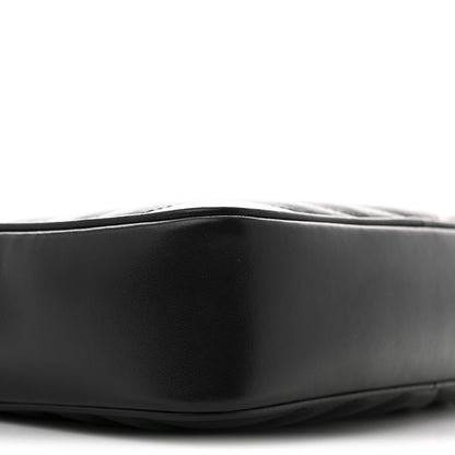 Saint Laurent Calfskin Matelasse Monogram Lou Camera Bag Black 9 of 12