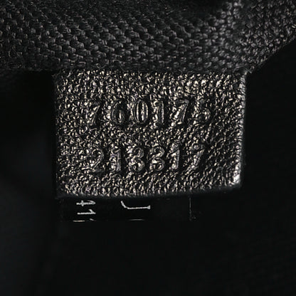 Gucci Sakai Be Green Calfskin Diagonal Stitched Mini Blondie Shoulder Bag Black 7 of 10