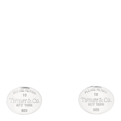Tiffany Sterling Silver Return To Tiffany Cufflinks 1 of 4