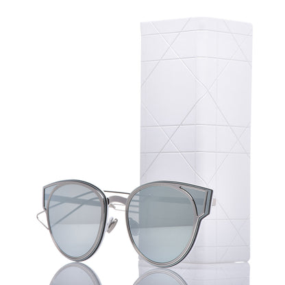 Christian Dior Sculpt Cat Eye Sunglasses Shiny Palladium 10 of 10