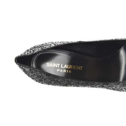 Saint Laurent Glitter Opyum 100 Pumps 36 Black 7 of 10